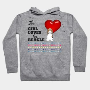 This Girl Loves Her Beagle Hoodie